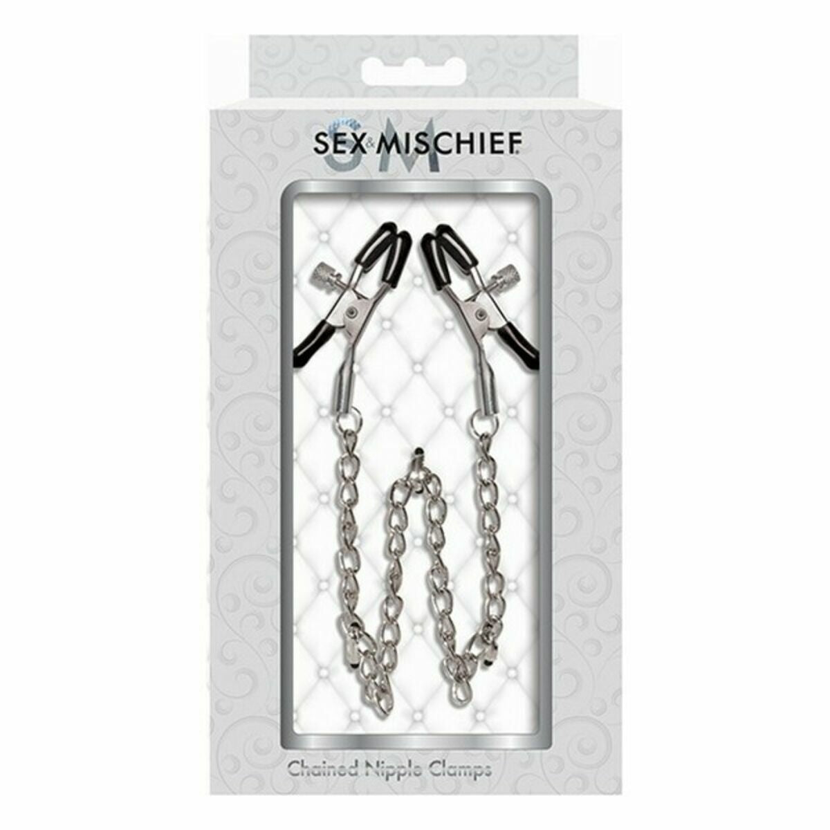 Chained Nipple Clamps Sex & Mischief-13