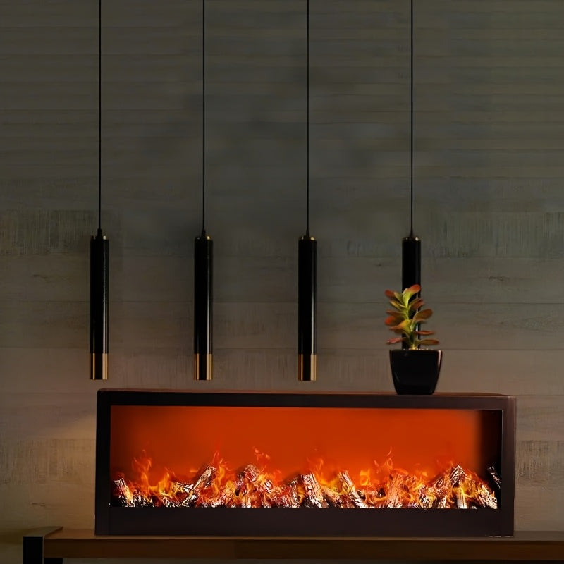 NNETM Art Deco Fireplace Light Home Decor-2