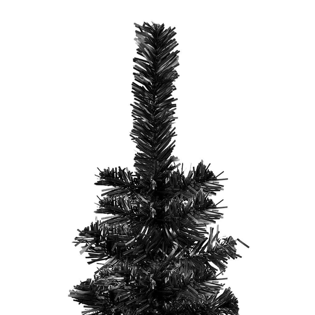 NNEVL Slim Christmas Tree Black 150 cm-2