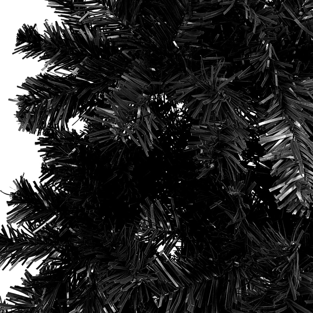 NNEVL Slim Christmas Tree Black 150 cm-3