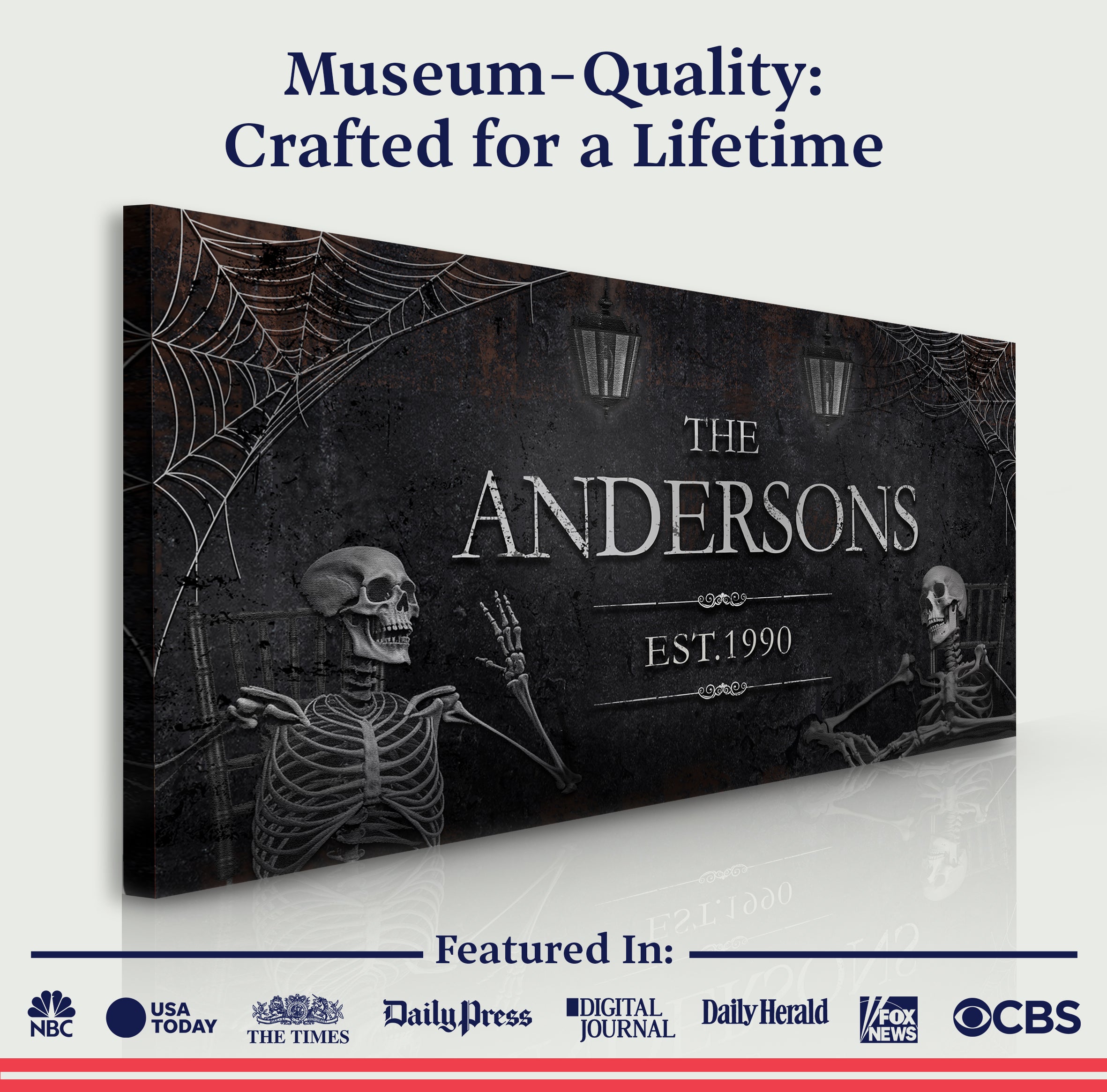 Personalized Gothic Sign VI-3