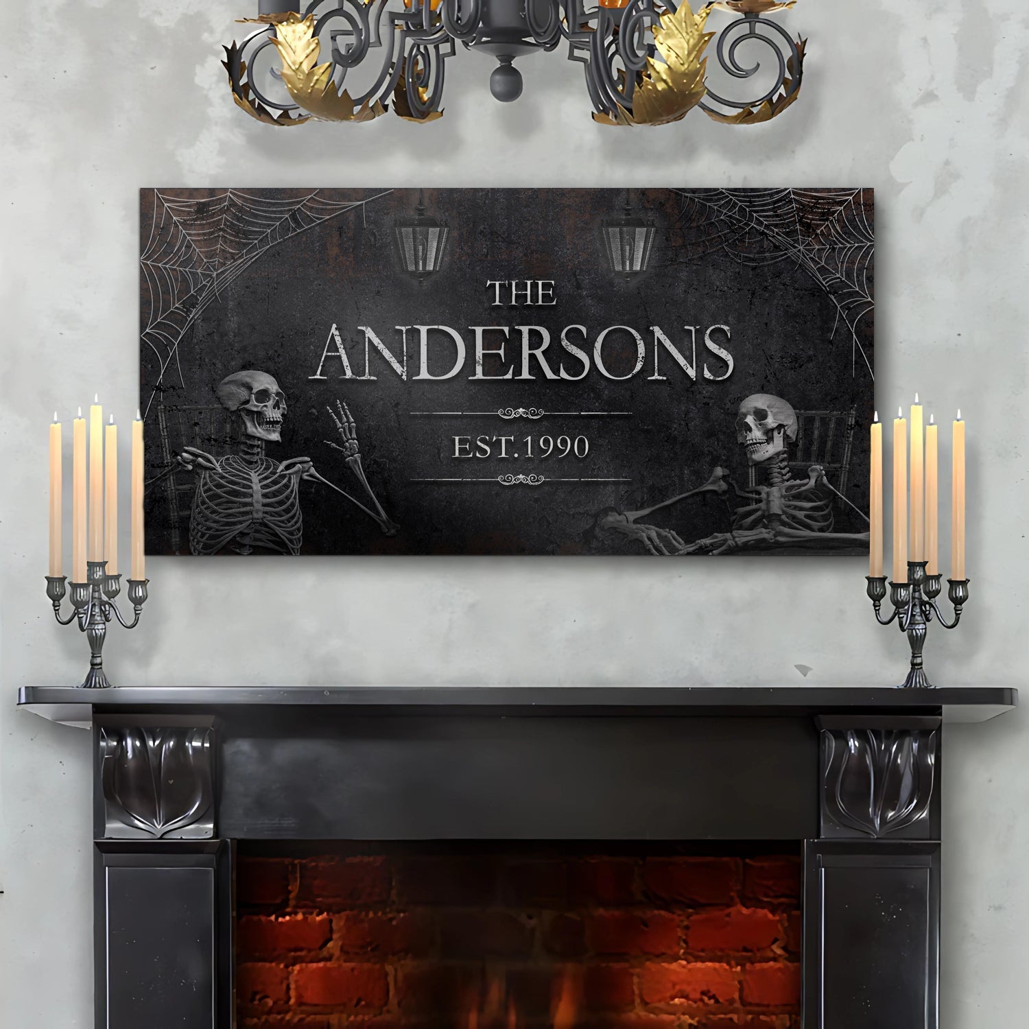 Personalized Gothic Sign VI-1