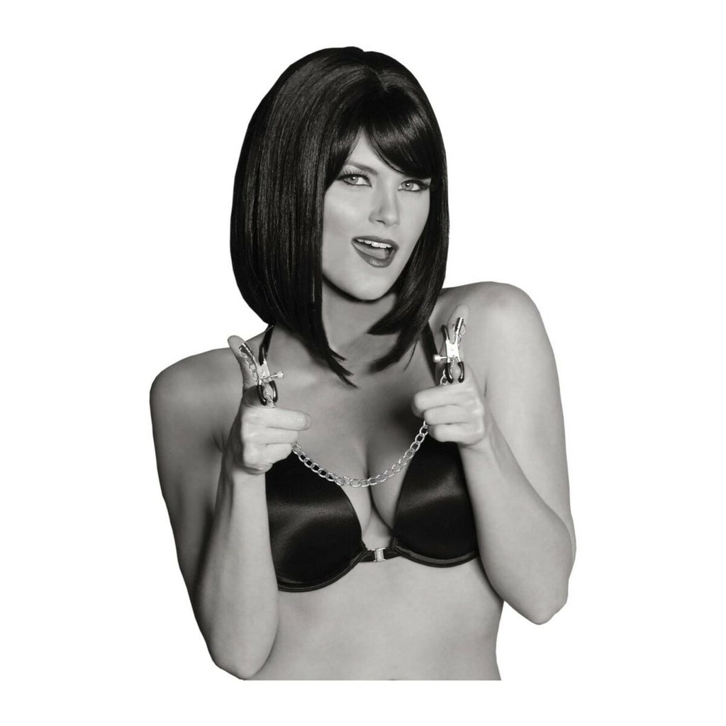 Chained Nipple Clamps Sex & Mischief-1