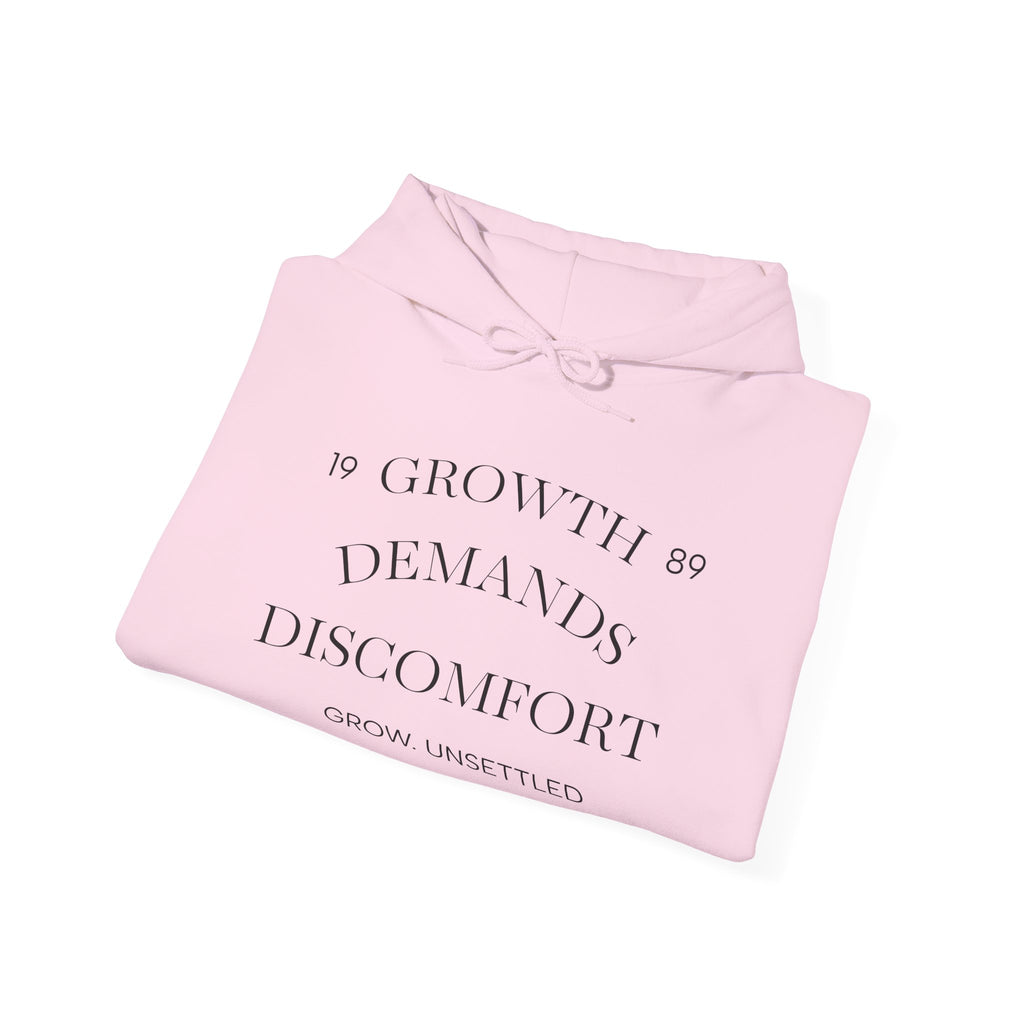 Growth Demands Discomfort Raven Hoodie